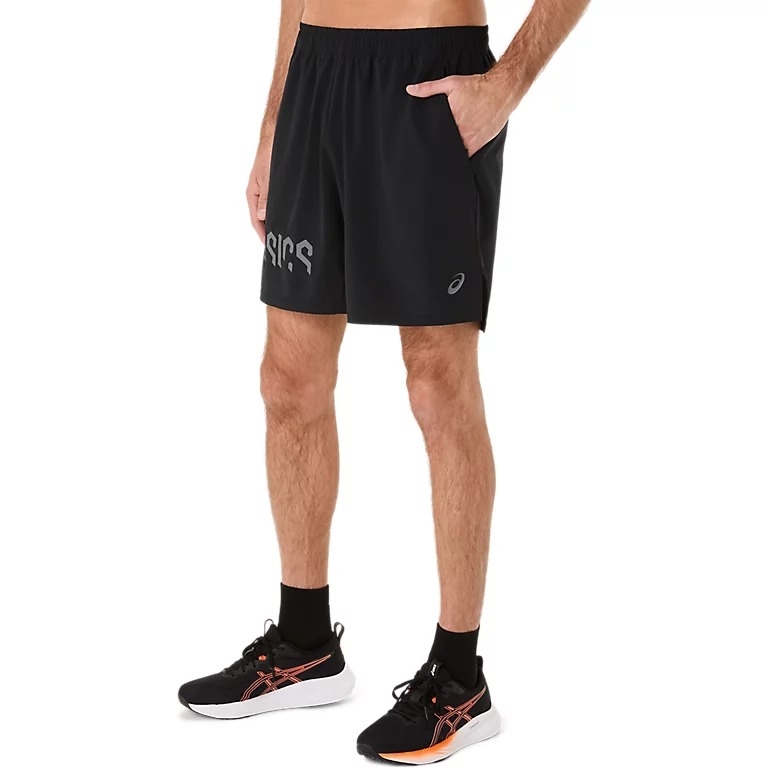 Quần short tập luyện ASICS HEX GRAPHIC WOVEN 7IN SHORT Nam - 2031E898.001
