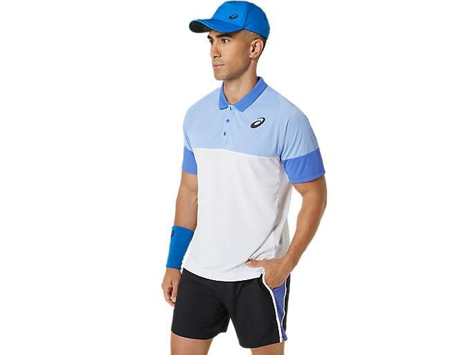 Áo polo tennis/pickleball Nam ASICS GAME POLO-SHIRT 2041A293.417