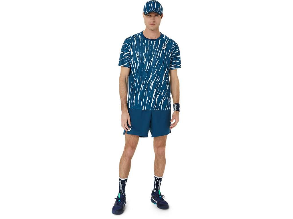 Áo T-shirt tennis/pickleball ASICS Nam MEN GAME SS TOP 2041A302.412