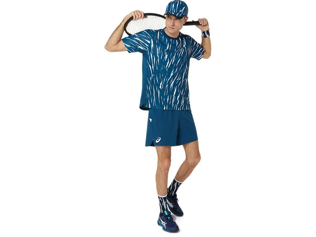 Áo T-shirt tennis/pickleball ASICS Nam MEN GAME SS TOP 2041A302.412