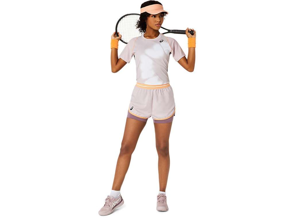 Áo T-shirt tennis/pickleball ASICS Nữ WOMEN GAME SS TOP 2042A318.704