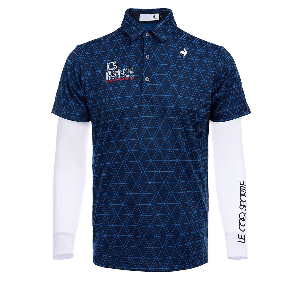 Áo Polo 2 trong 1 le coq golf Nam LG5FTZ00MV-NV00