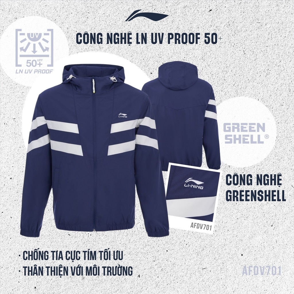 Áo khoác gió Li-Ning Nam AFDV701-5V