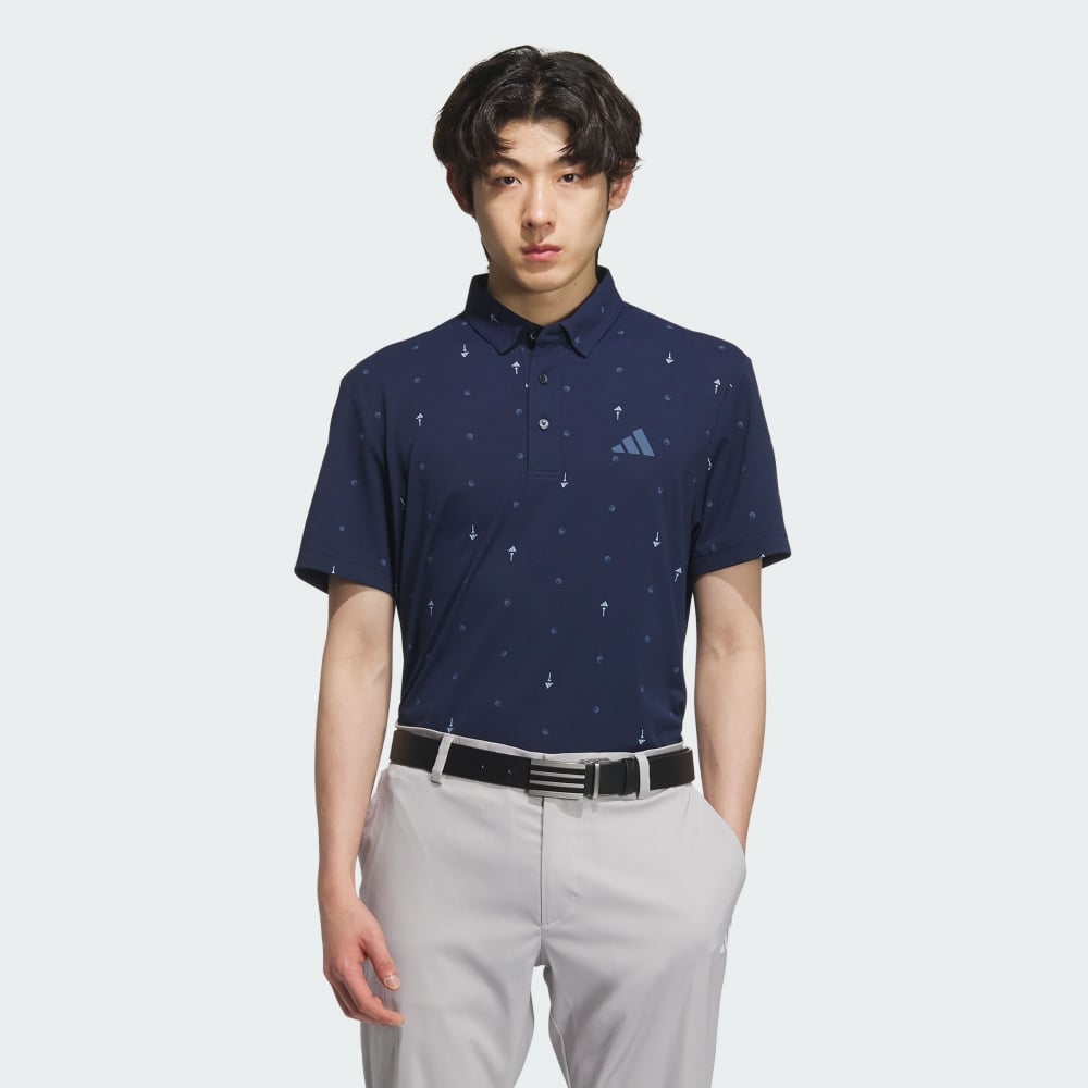 Áo Polo golf adidas Monogram Nam - JF6300