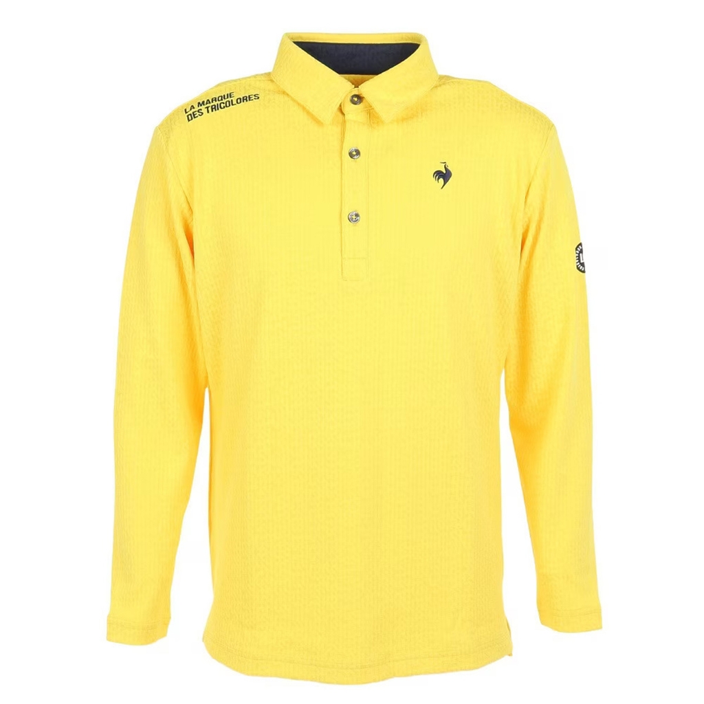 Áo Polo dài tay le coq golf Nam - QGMWJB05V-YL00