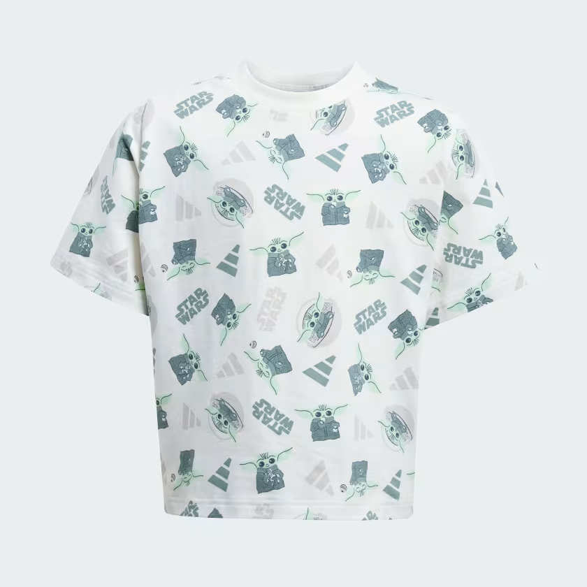 Áo T-shirt trẻ em adidas Star Wars Mandalorian Unisex - JD4555