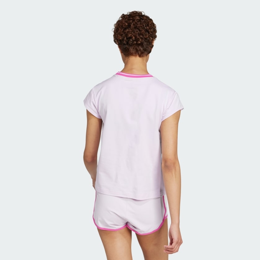 Áo Baby Tee adidas Tiro 3 sọc Nữ - JC8208