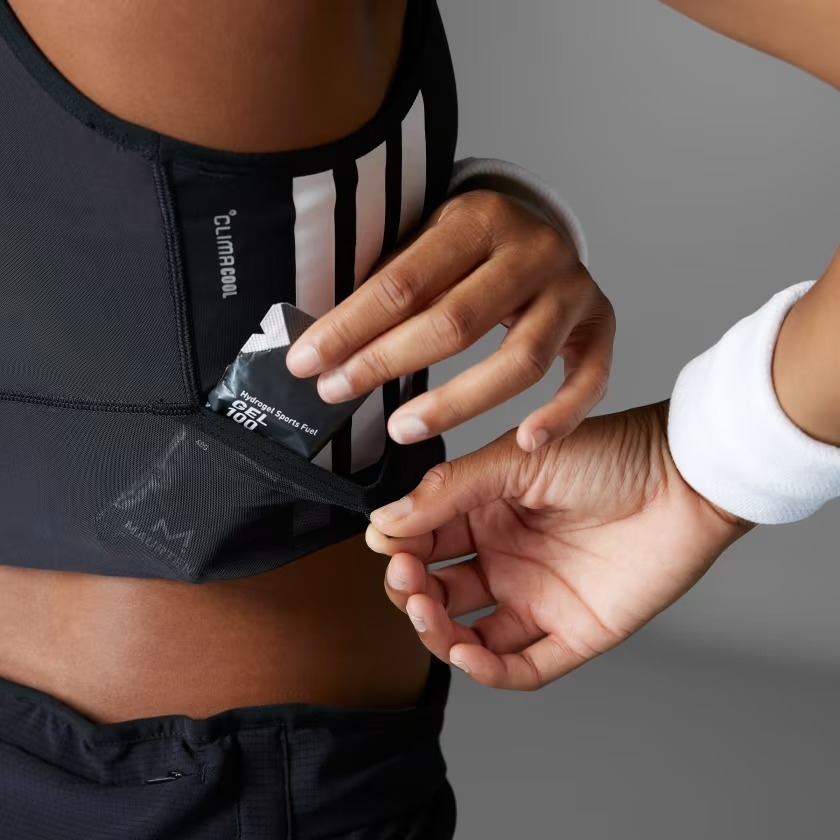 Áo crop top chạy bộ adidas Adizero Nữ - JN7162