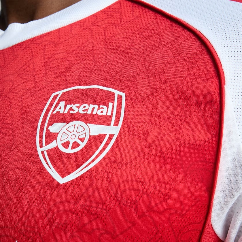 Áo jersey bóng đá adidas Sân nhà Arsenal 25/26 Nam - JI9516