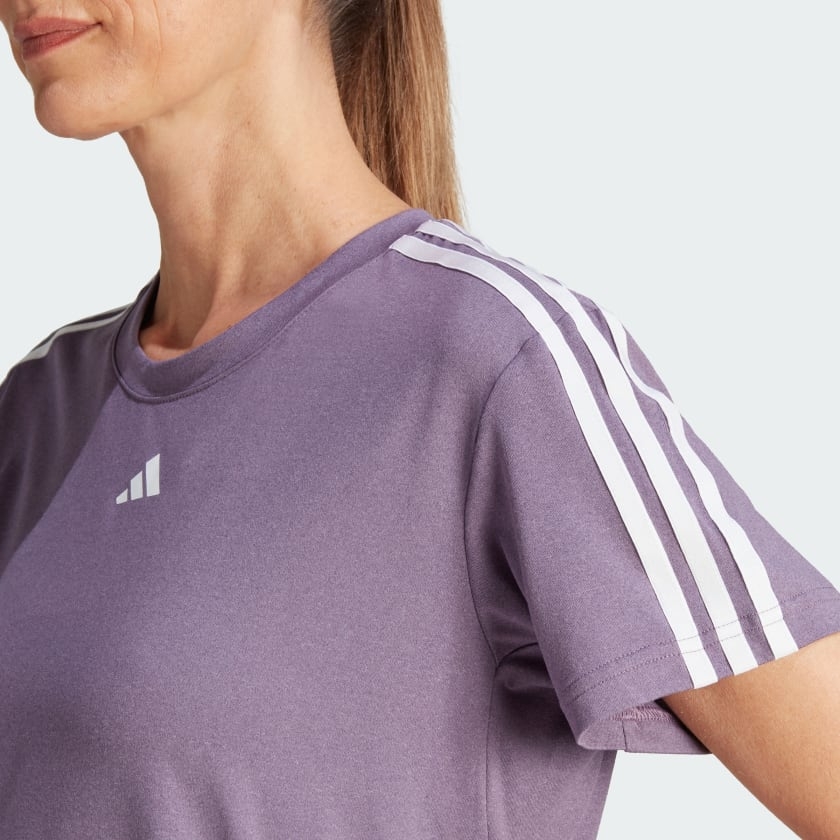 Áo thun tập luyện 3 sọc nữ adidas - HZ5692