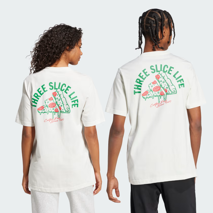 Áo T-shirt adidas Lounge Pizza Nam - JJ4016
