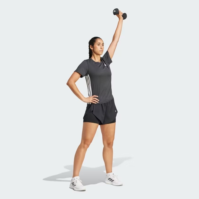 Áo T-shirt tập luyện adidas Train Essentials 3 sọc Nữ - JH1392
