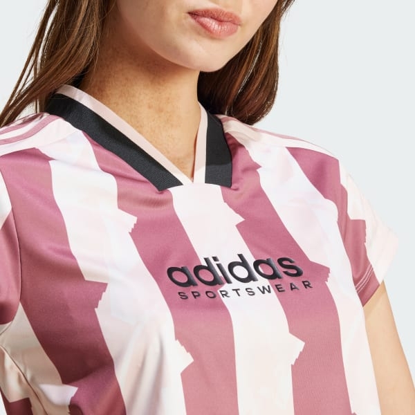 Áo Baby Tee adidas Họa Tiết 3 Sọc Ngắn Tiro Nữ - IX3520