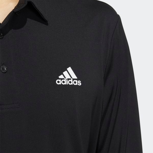 Áo Polo golf dài tay adidas 3-Bar AEROREADY Nam - HG8303