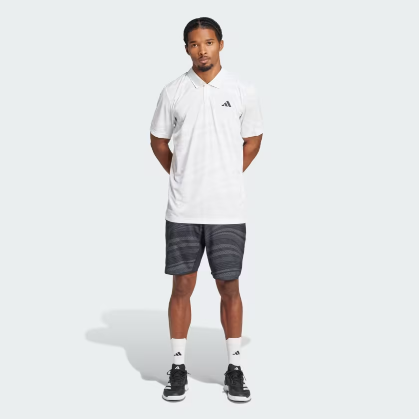 Áo Polo tennis/pickleball adidas Graphic Tennis Climacool Club Nam - JD5427