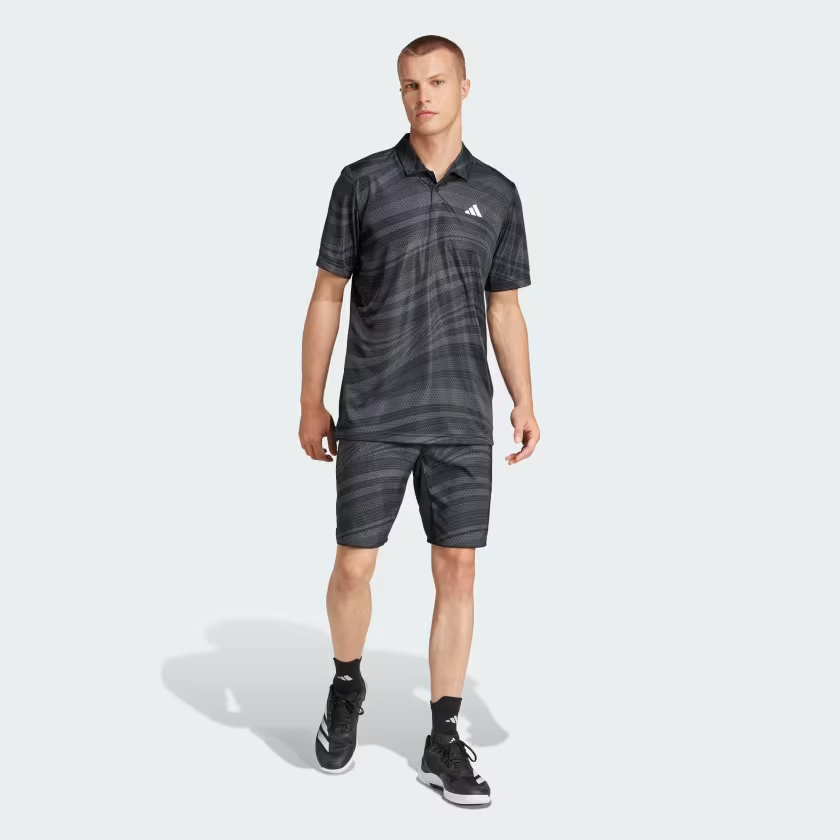 Áo Polo tennis/pickleball adidas Graphic Tennis Climacool Club Nam - JD5426