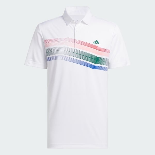 Áo Polo golf adidas Kẻ Sọc Ngang Ngực Core Nam IT0129