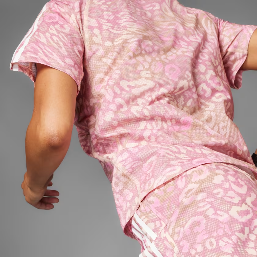 Áo T-shirt chạy bộ adidas CLIMACOOL Own the Run 3 sọc Nữ - JC7408