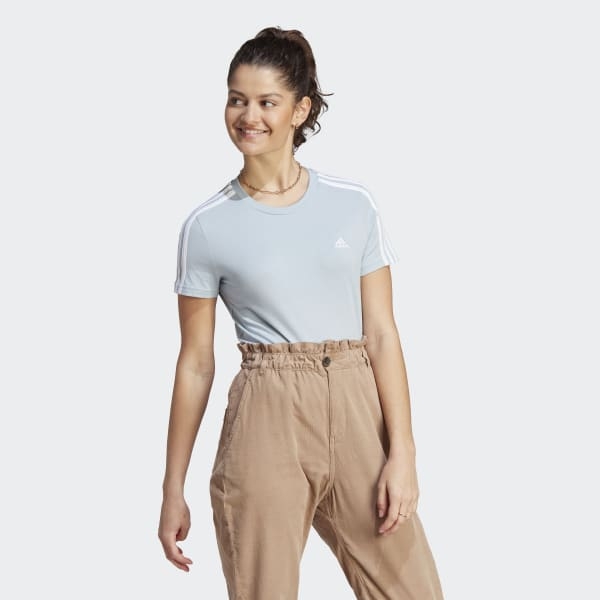 Áo T-shirt adidas 3 Sọc ôm sát Essentials Nữ - IM2788