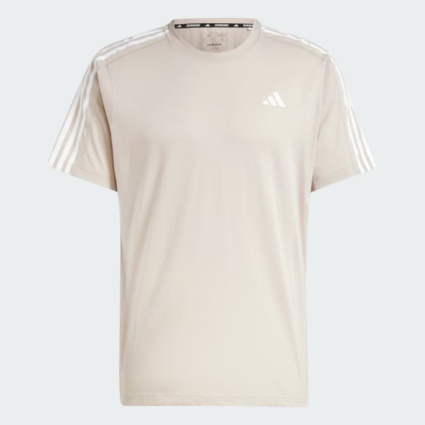 Áo T-shirt chạy bộ adidas Own the Run 3 sọc Nam - IV9951