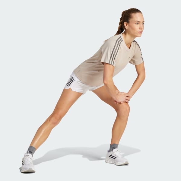 Áo T-shirt chạy bộ adidas 3 Sọc Own the Run Nữ - IW0018