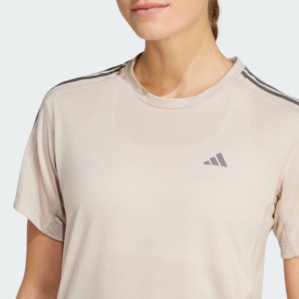 Áo T-shirt chạy bộ adidas 3 Sọc Own the Run Nữ - IW0018