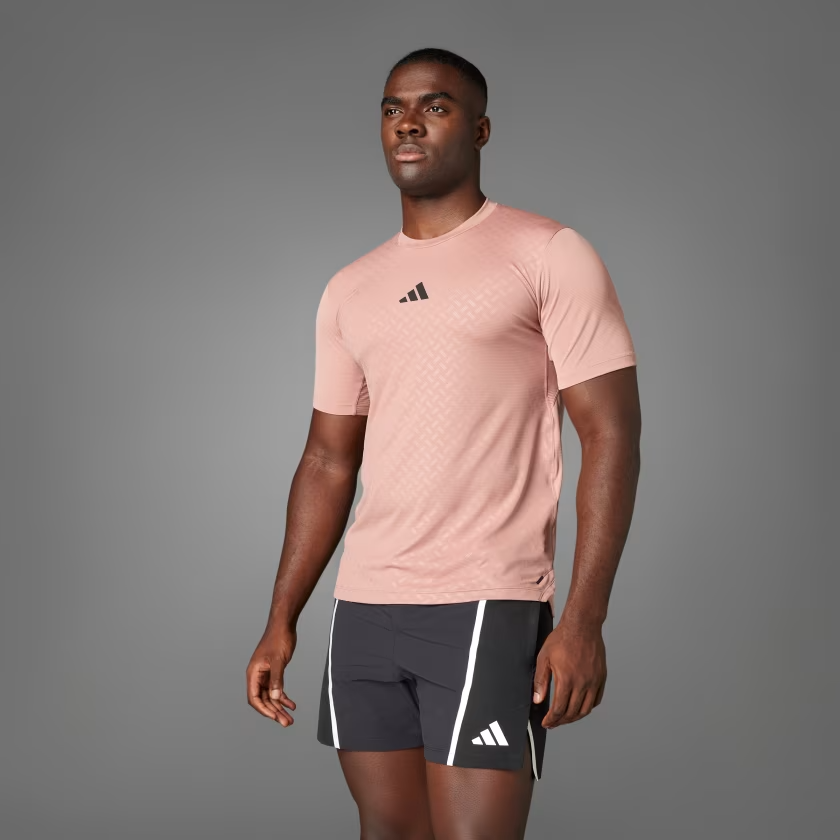 Áo T-shirt tập luyện adidas Power 3 sọc Nam - JI8217
