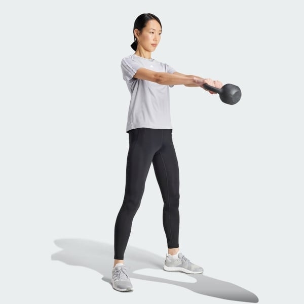 Áo T-shirt tập luyện adidas 3 Sọc Train Essentials AEROREADY Nữ  - IX0987