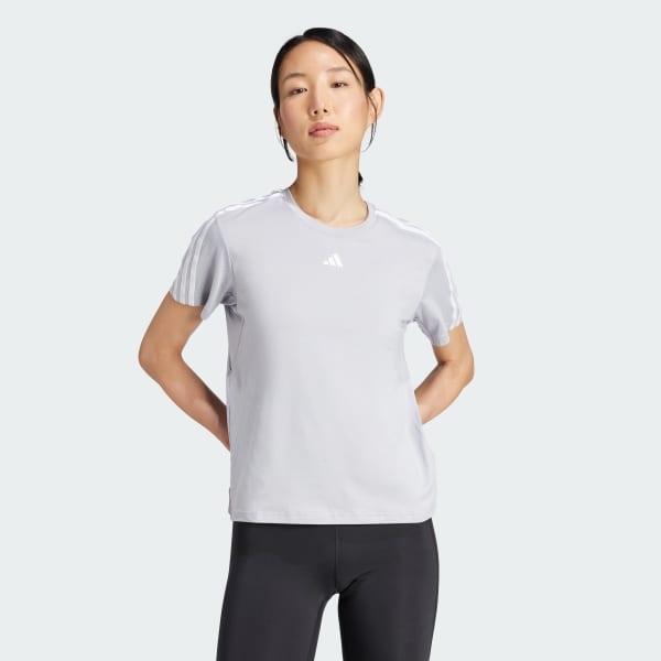 Áo T-shirt tập luyện adidas 3 Sọc Train Essentials AEROREADY Nữ  - IX0987