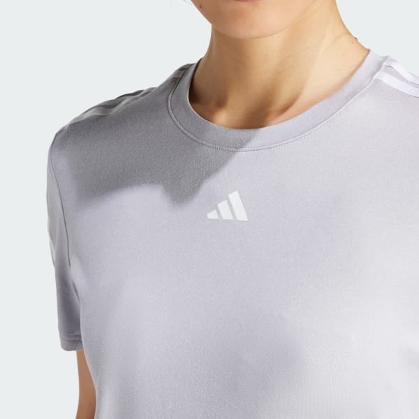 Áo T-shirt tập luyện adidas 3 Sọc Train Essentials AEROREADY Nữ  - IX0987