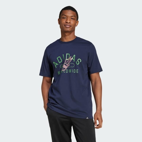 Áo T-shirt adidas Graphic Collegiate Nam - IW2742