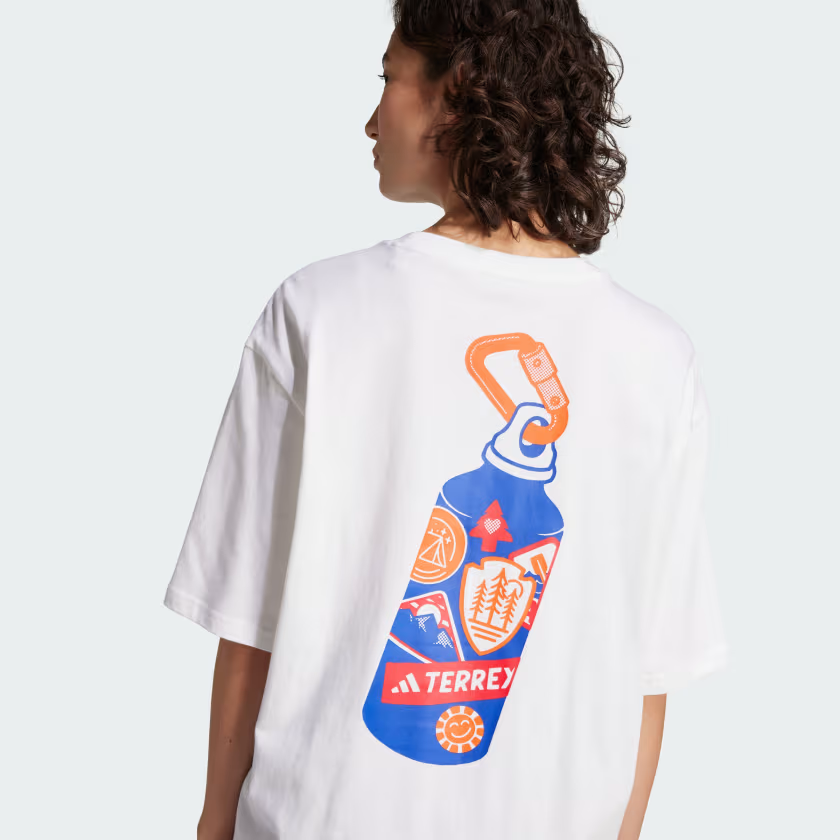 Áo T-shirt leo núi adidas Terrex hoạ tiết Nữ - JI9157