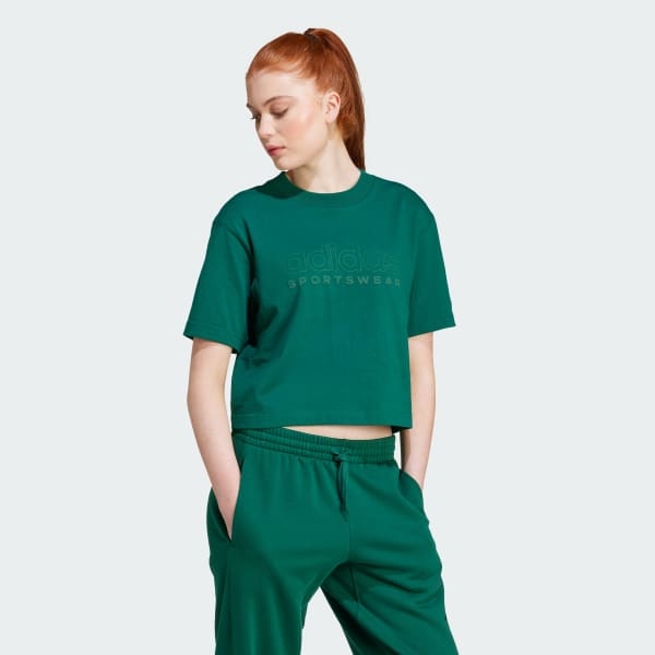 Áo T-shirt adidas ALL SZN Graphic Nữ - IY6845