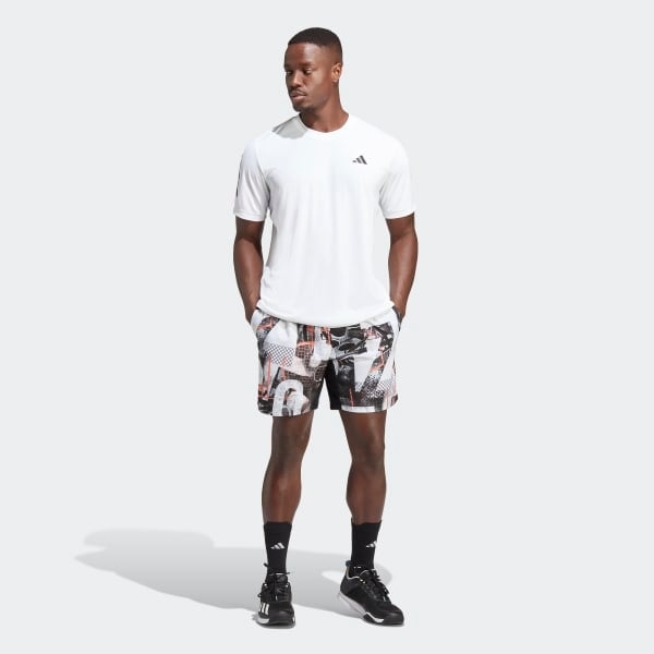 Áo T-shirt tennis/pickleball Nam adidas Club 3 sọc - HS3261