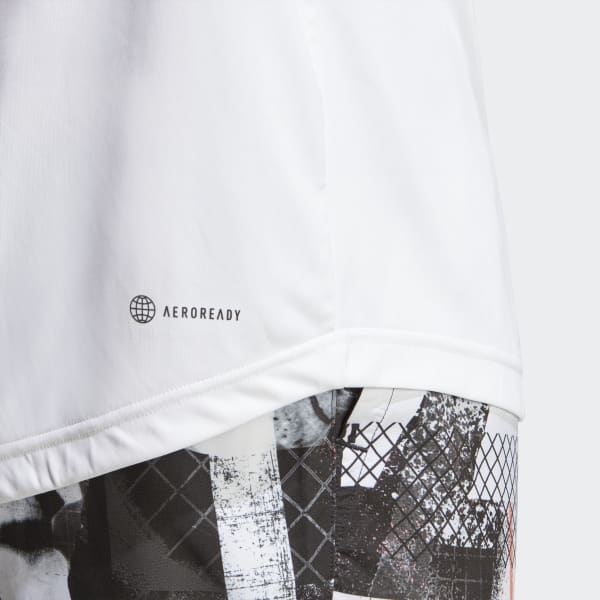 Áo T-shirt tennis/pickleball Nam adidas Club 3 sọc - HS3261