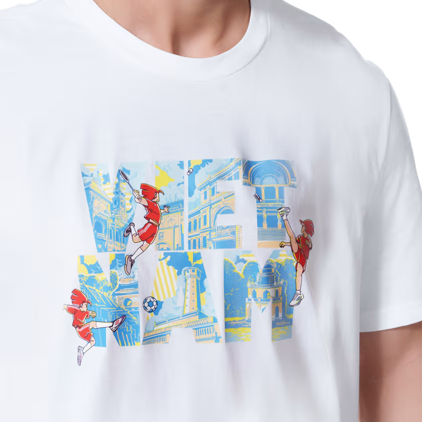 Áo T-shirt adidas Vn Landmarks I Nam - JL3100