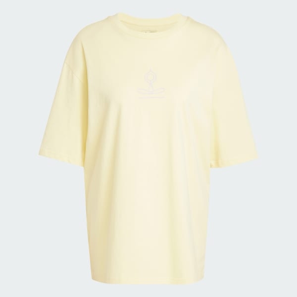 Áo T-shirt tập luyện adidas Yoga Stay Balanced Graphic Nữ - IW0129