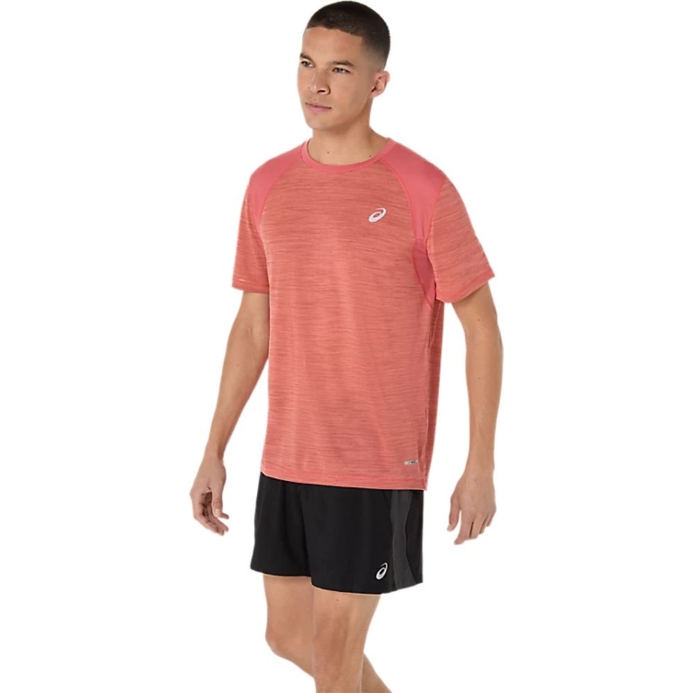 Áo T-shirt chạy bộ ASICS ROAD SS TOP Nam - 2011C992.701