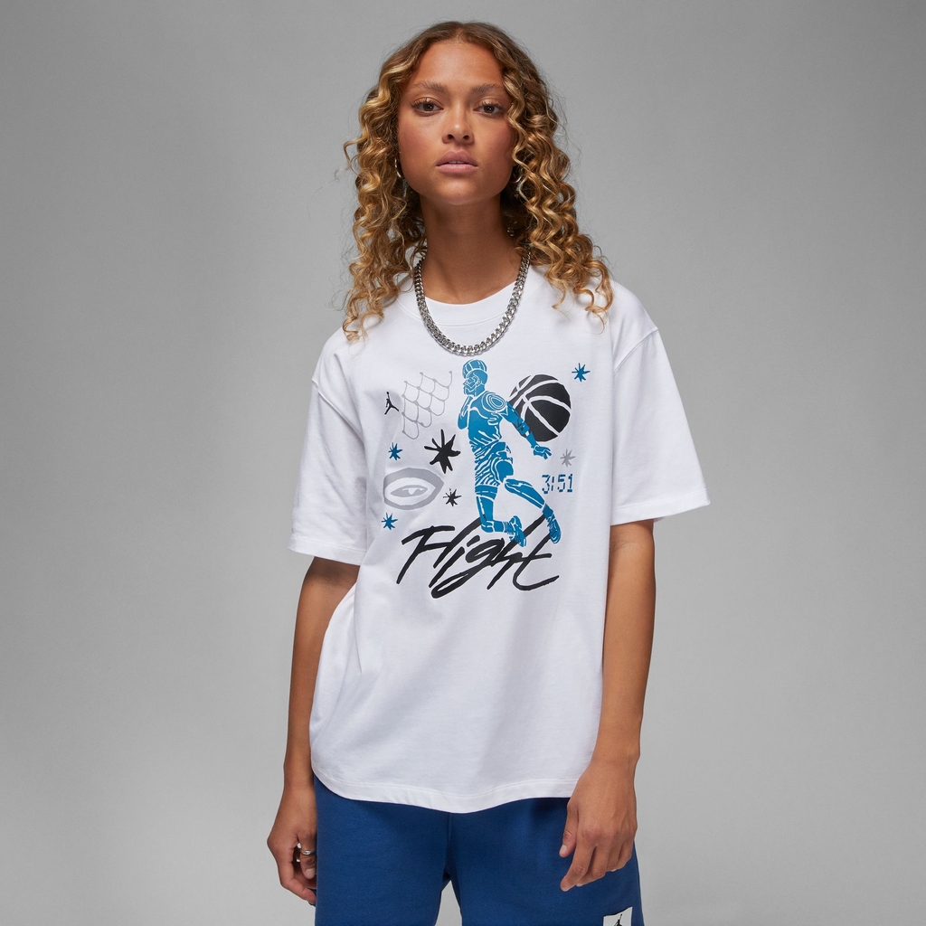 Áo tay ngắn thời trang W J GFX GF TEE 2 CORE Nữ Nike DX0394-100