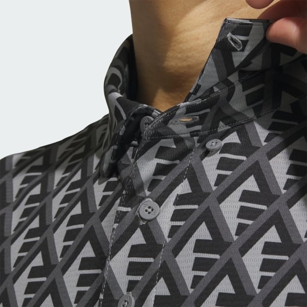 Áo Polo golf adidas AOP AEROREADY Nam - IN9041