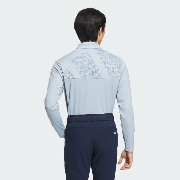 Áo Polo golf dài tay adidas AEROREADY Big Badge of Sport Nam - HY0930