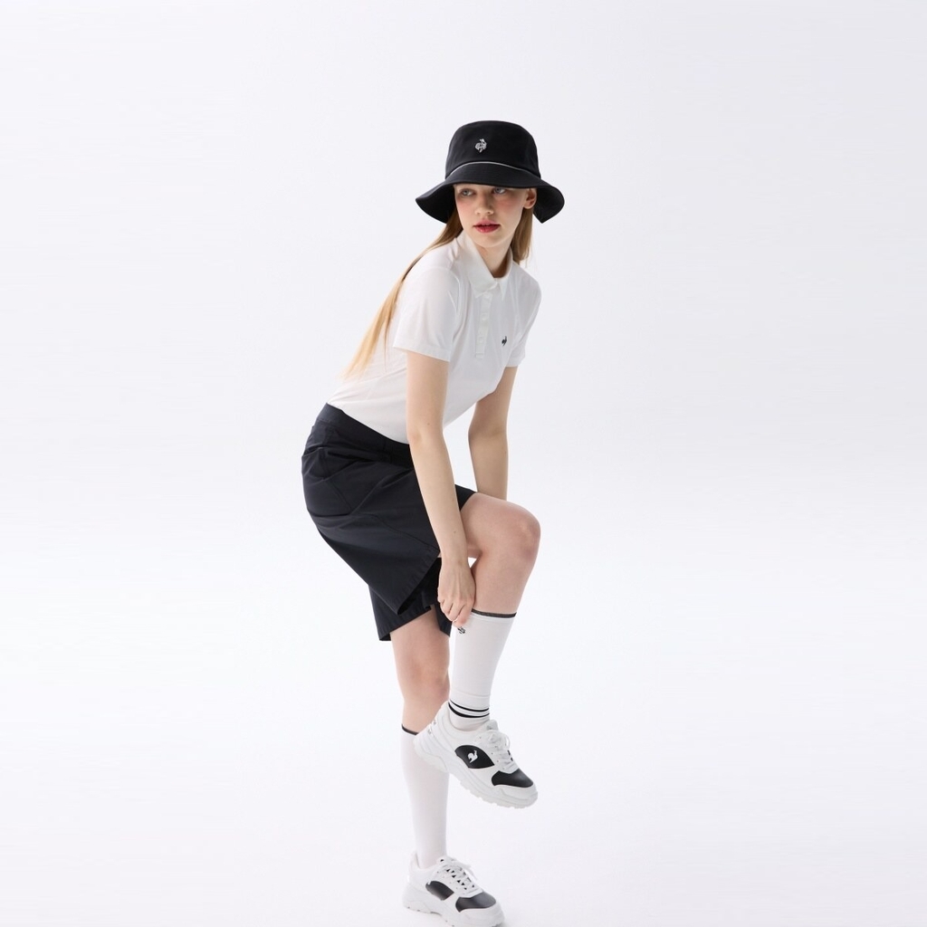 Áo Polo le coq golf Nữ GR122LTS21-WHTE