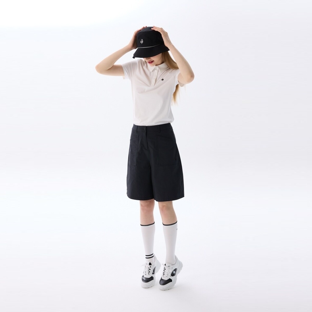 Áo Polo le coq golf Nữ GR122LTS21-WHTE