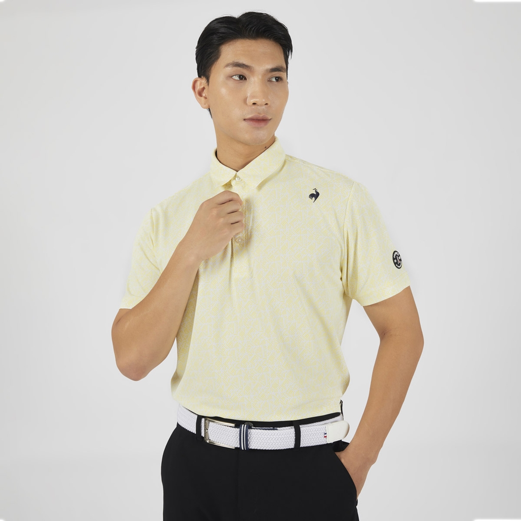 Áo Polo le coq golf Nam QGMXJA18V-YL00