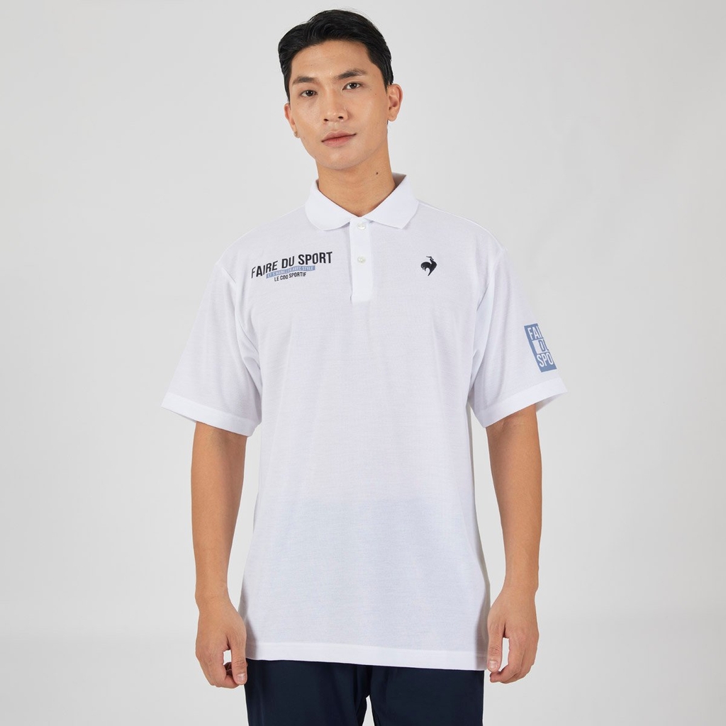 Áo Polo le coq sportif Nam QMMXJA96AV-WH