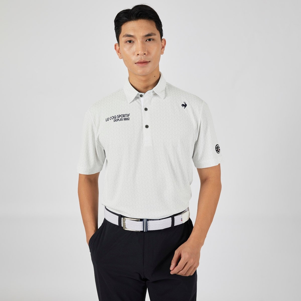 Áo Polo le coq golf Nam QGMXJA07V-WH00