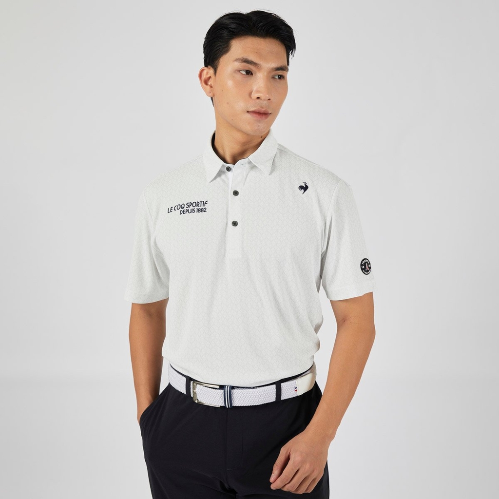 Áo Polo le coq golf Nam QGMXJA07V-WH00