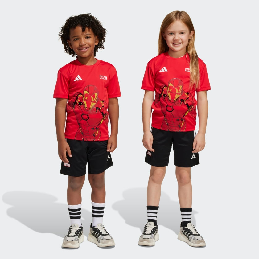 Bộ quần áo trẻ em adidas Marvel Iron Man Unisex - JF3656