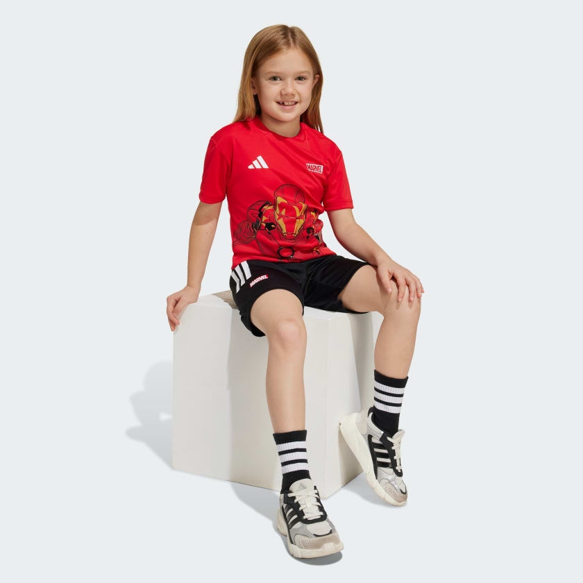 Bộ quần áo trẻ em adidas Marvel Iron Man Unisex - JF3656