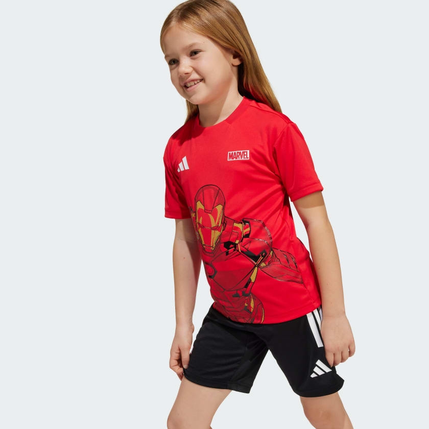 Bộ quần áo trẻ em adidas Marvel Iron Man Unisex - JF3656
